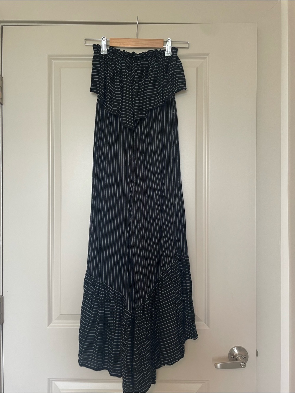 American Eagle Outfitters strapless wide-leg jumpsuit